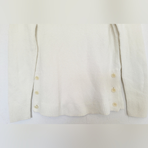 J.Crew Women's Turtleneck Sweater Acryl/Wool Blend Milk White XS - Picture 8 of 16